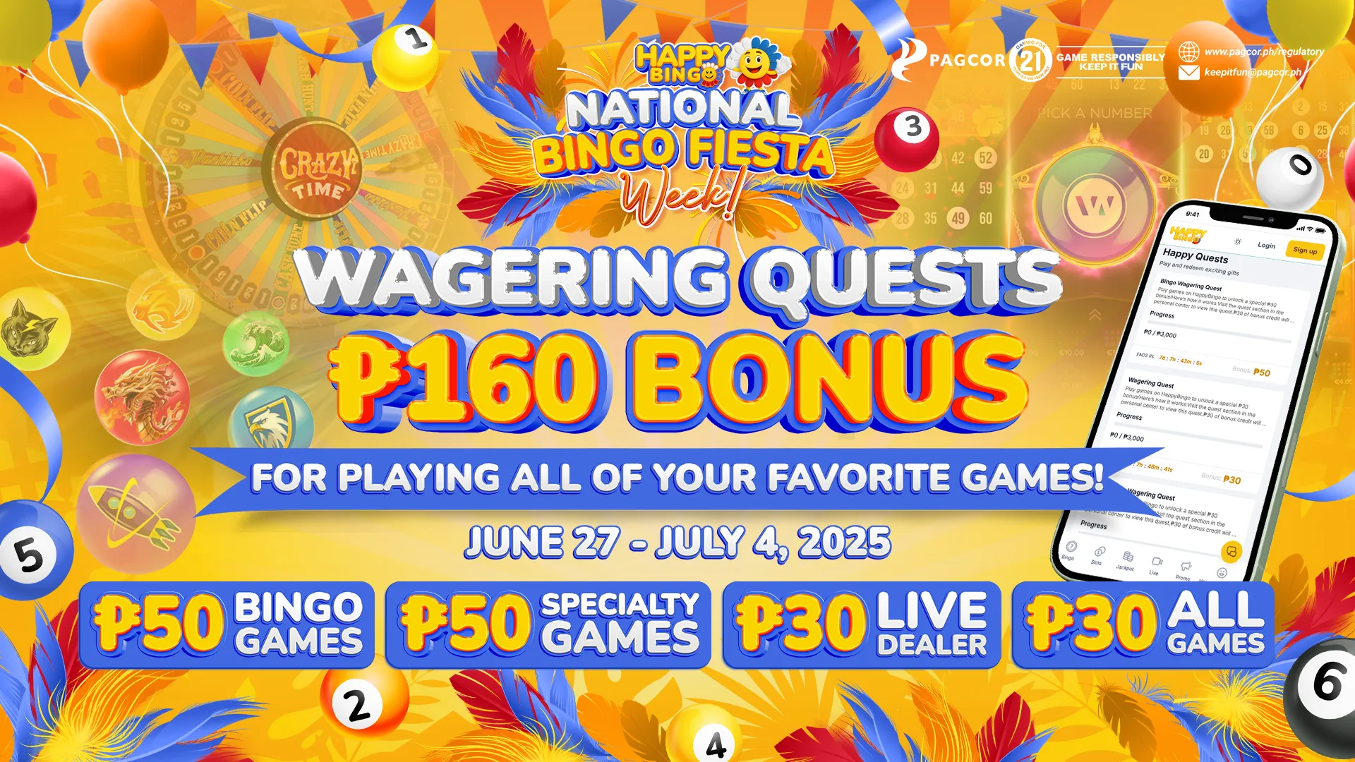 National Bingo Week Fiesta Wagering Quests